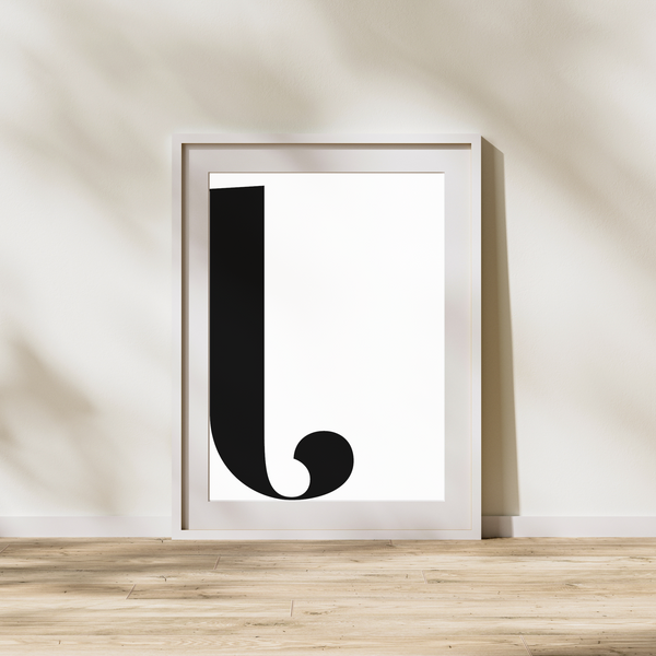 Bogstav L - Plakat