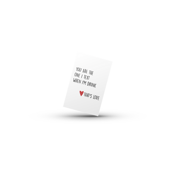 That's Love - Minikort