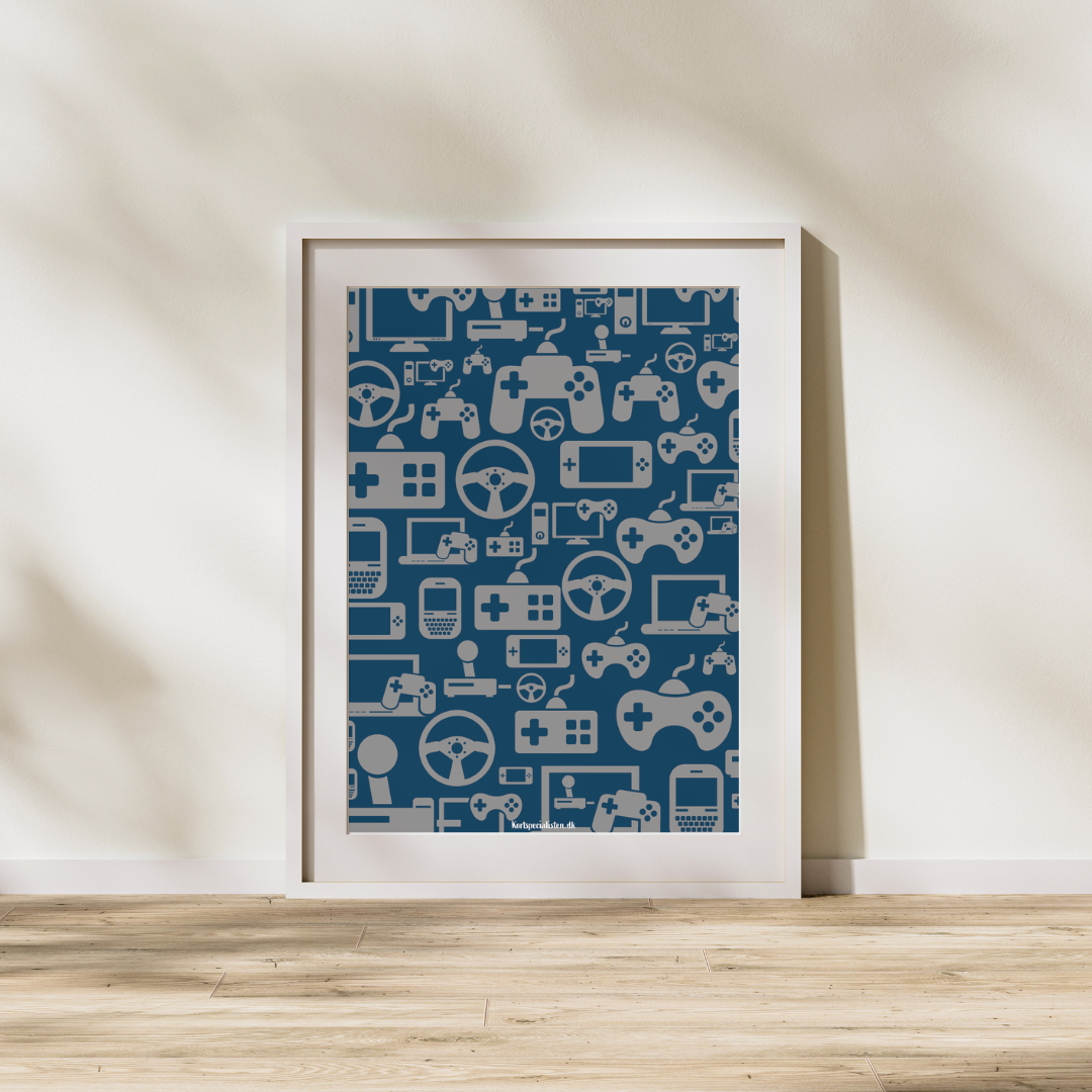 Gaming udstyr - Plakat