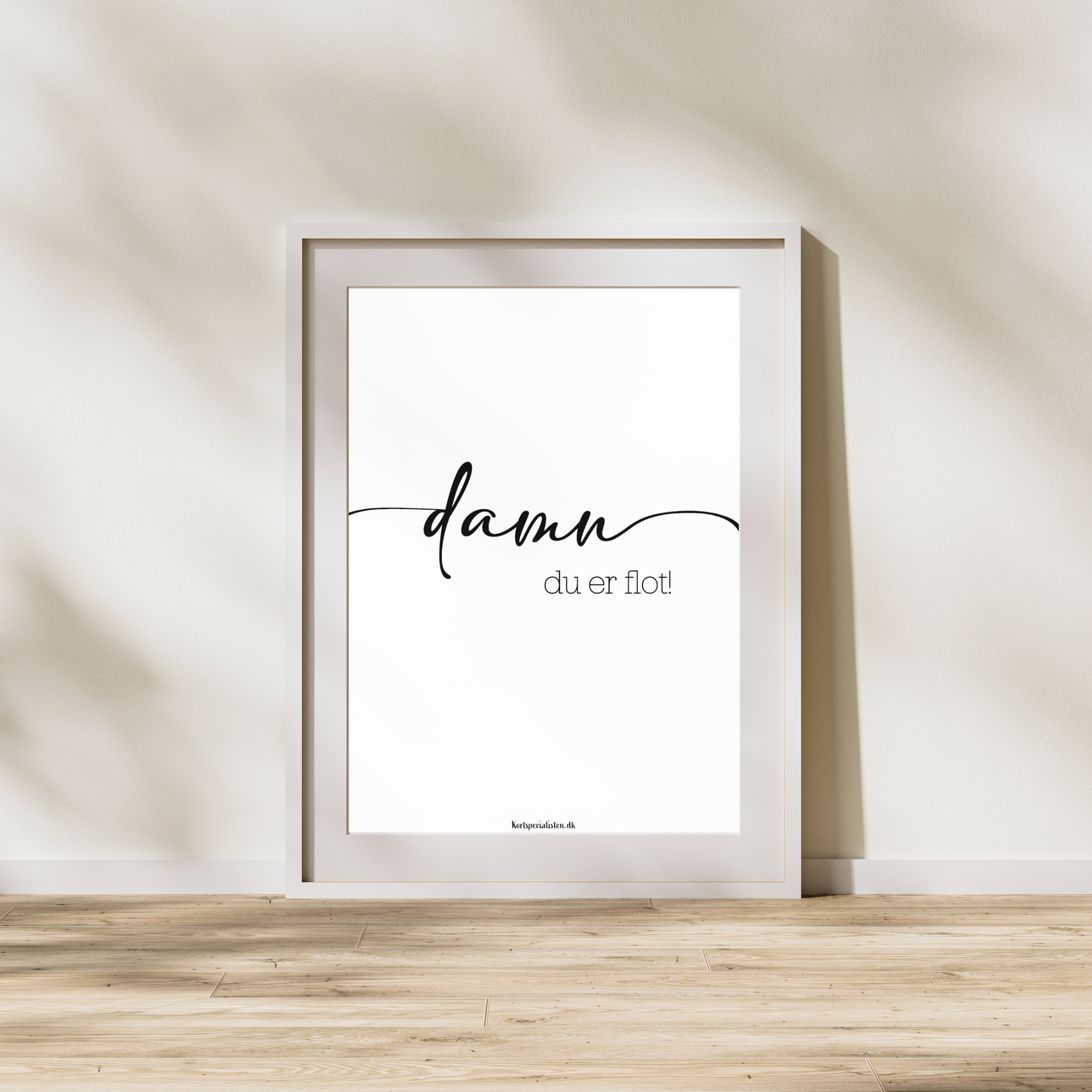 Damn du er flot - Plakat