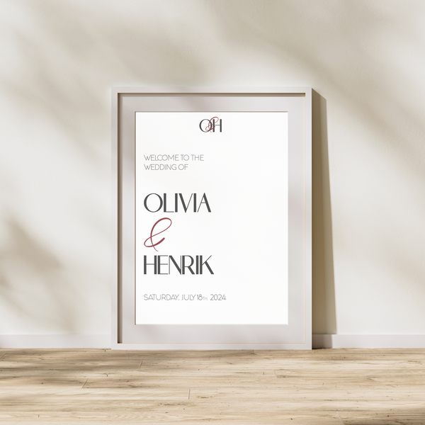 New York Bryllupsskilt (Plakat)