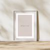 Feed your soul - Plakat