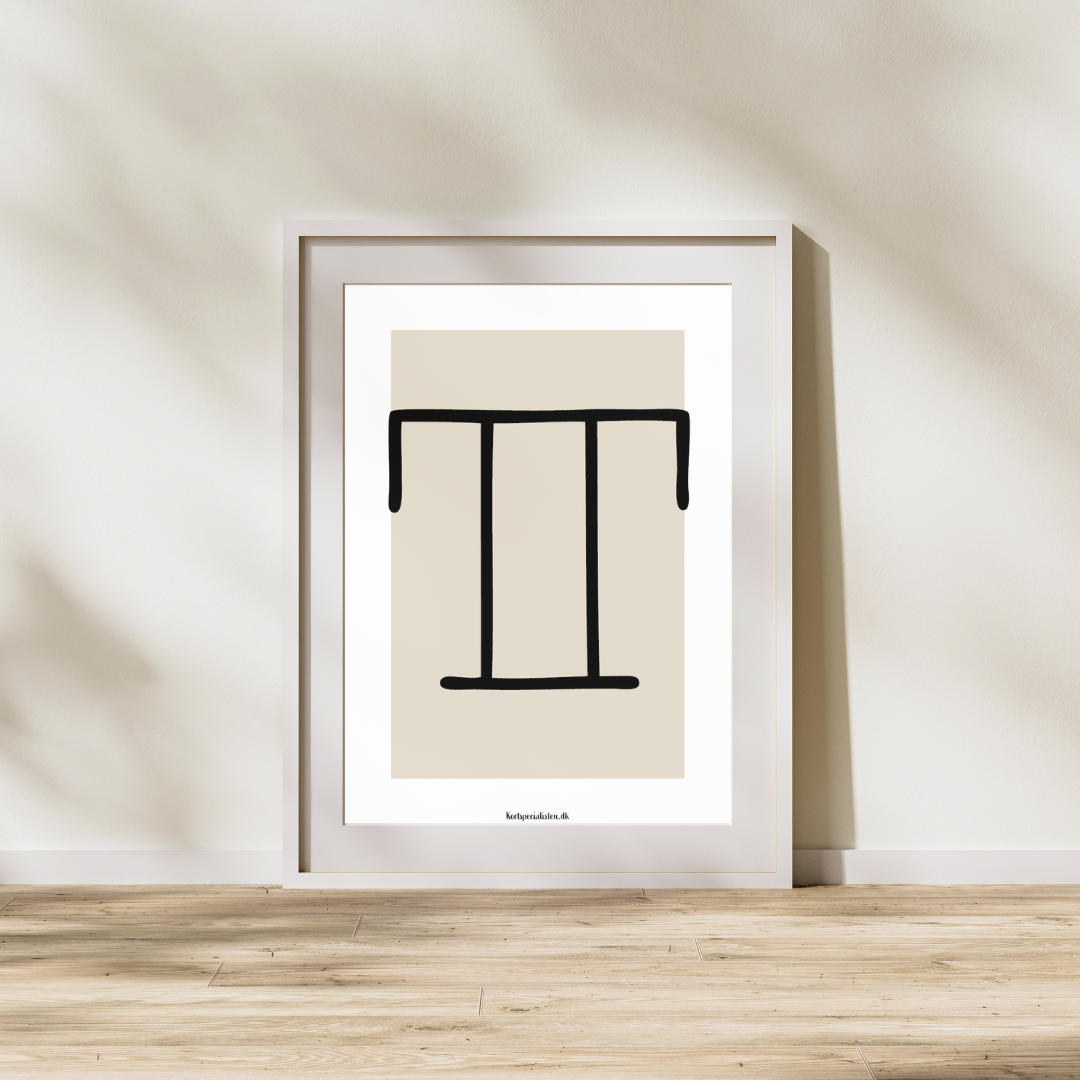 Bogstav T - Plakat