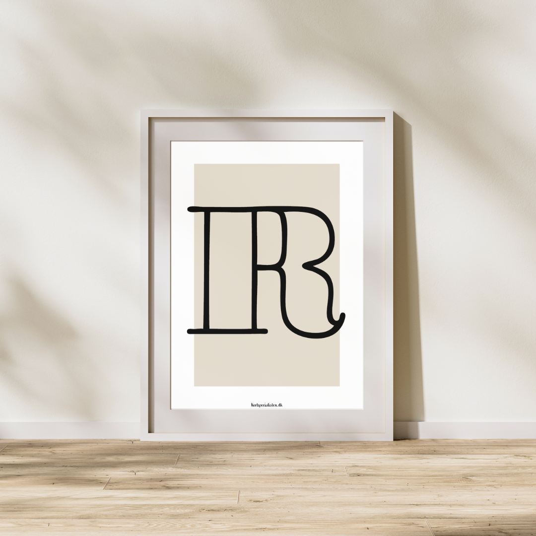 Bogstav R - Plakat