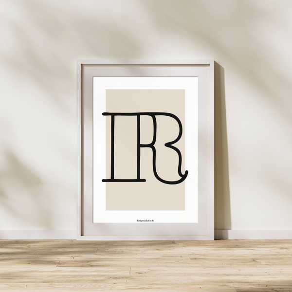 Bogstav R - Plakat