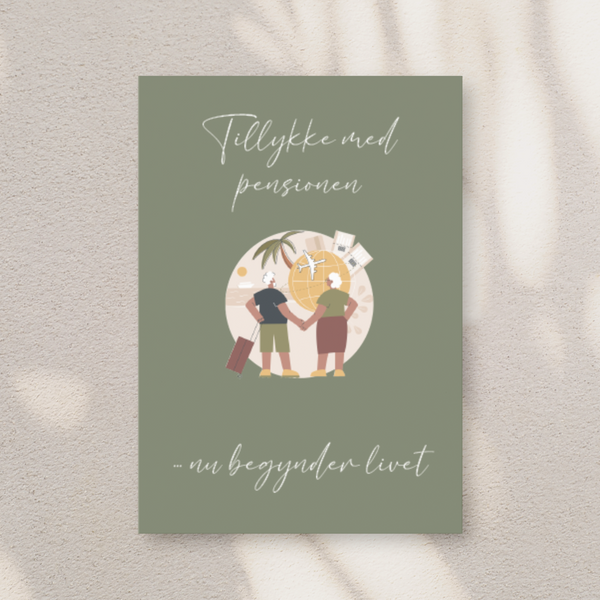 Tillykke med pensionen - Kort