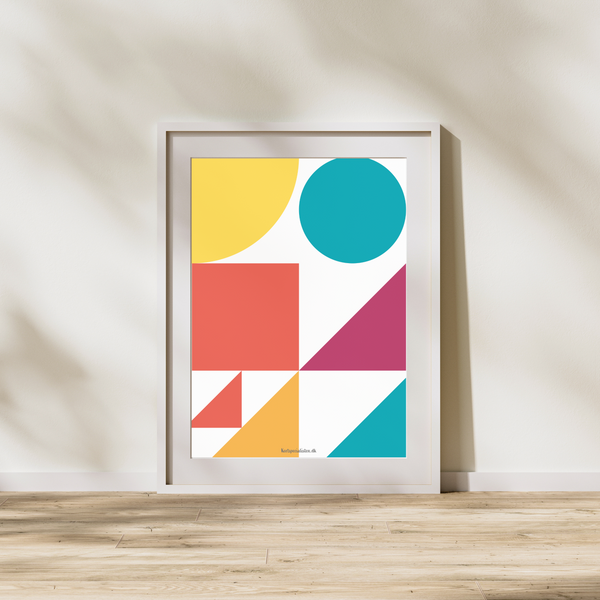 Abstrakt Geometri 3 - Plakat