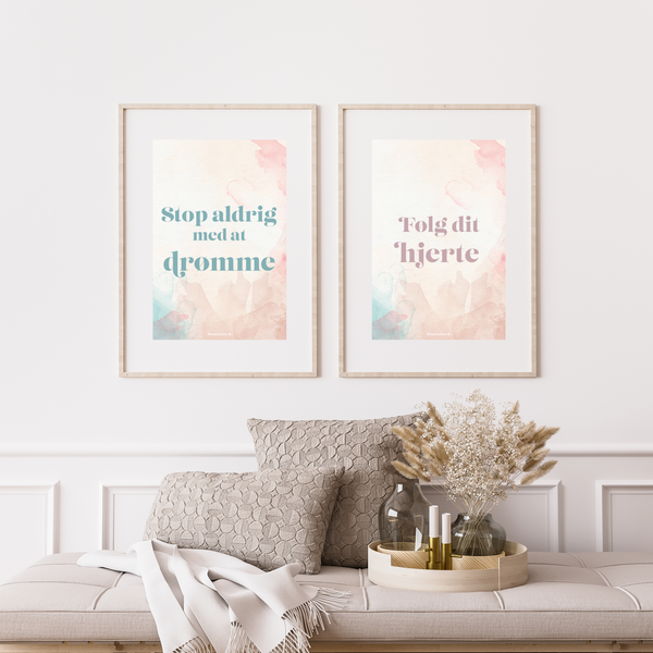 Følg dit hjerte - Plakat