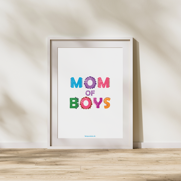 Mom of boys - Plakat