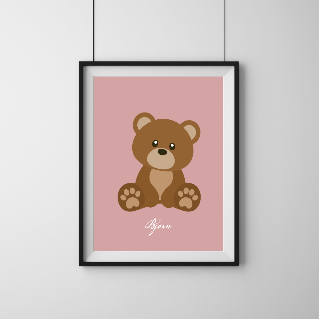 Cute Bjørn - Rosa