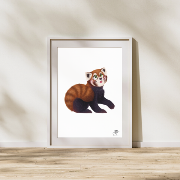 Rød Panda - Caroline C. Art Style No1
