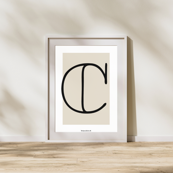 Bogstav C - Plakat