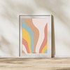 Abstrakt good vibes only 2 - Plakat