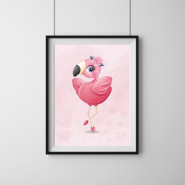 Dancing Flamingo 1 Pink