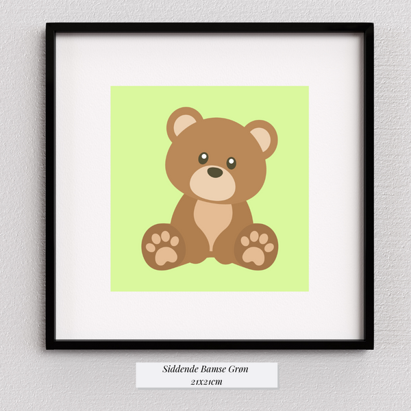 Cute Bjørn - Grøn