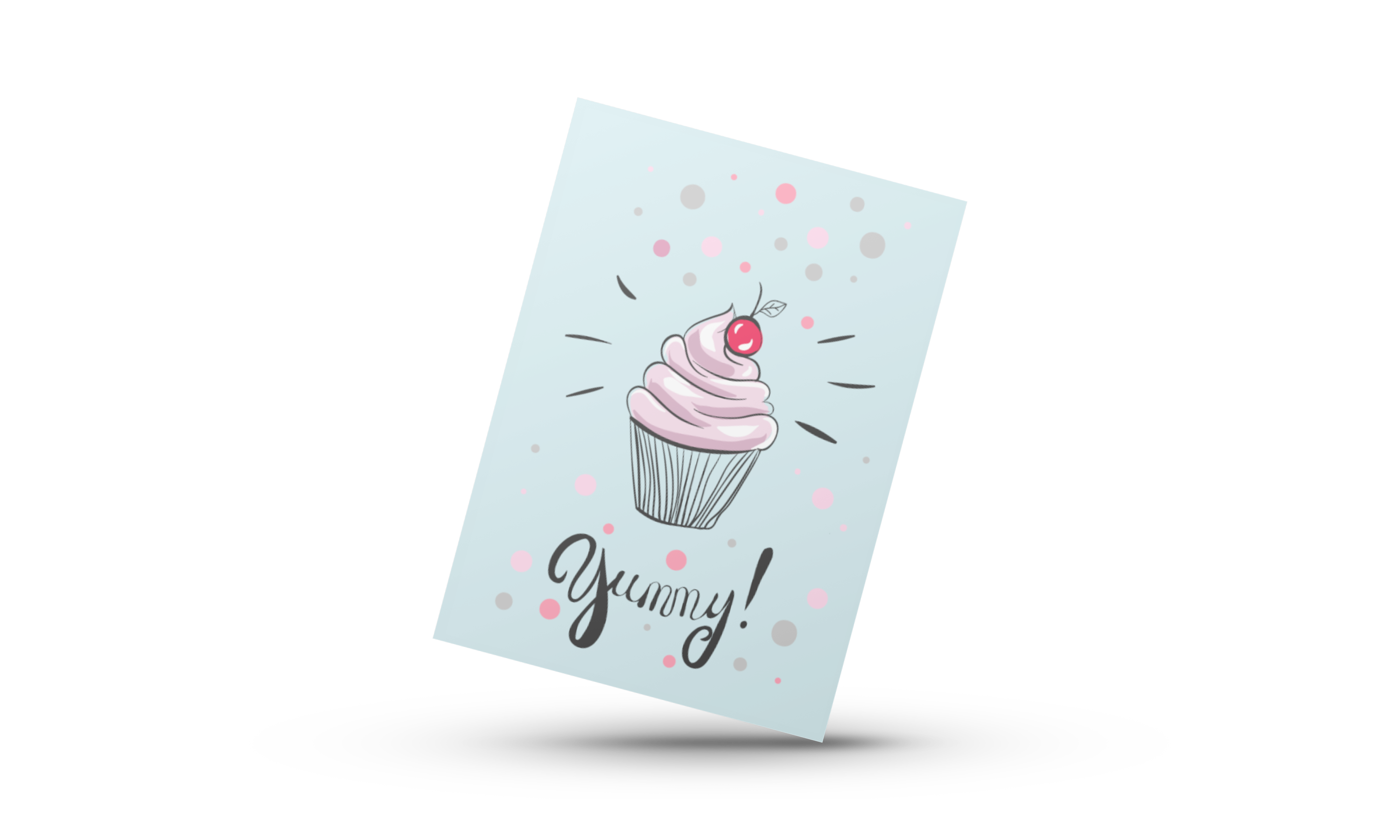 Yummy cupcake - Minikort