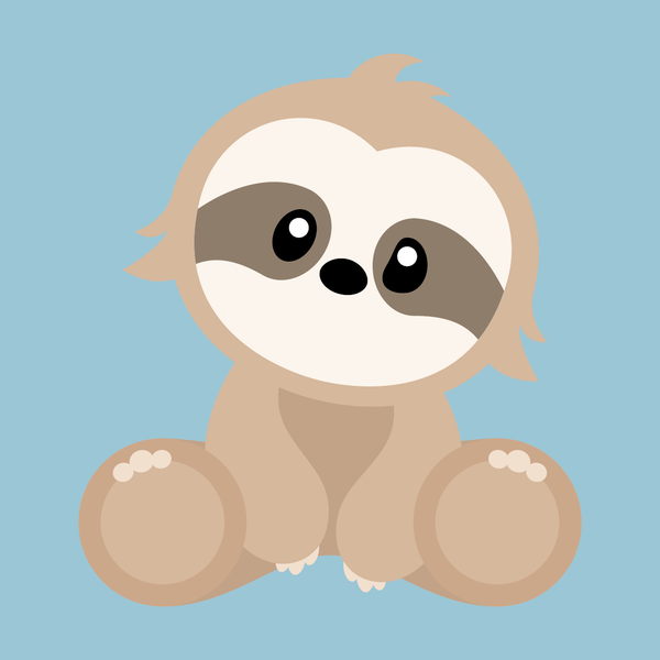 Cute Dovendyr - Blå