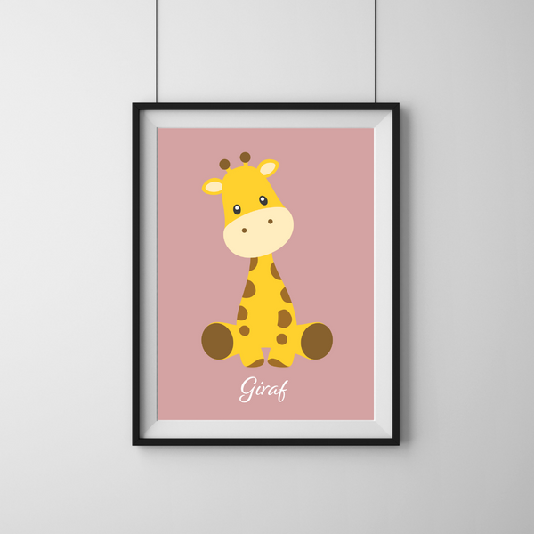 Cute Giraf - Rosa