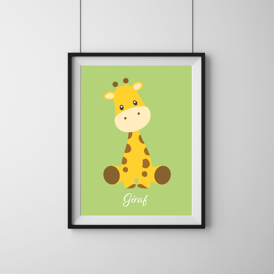 Cute Giraf - Grøn