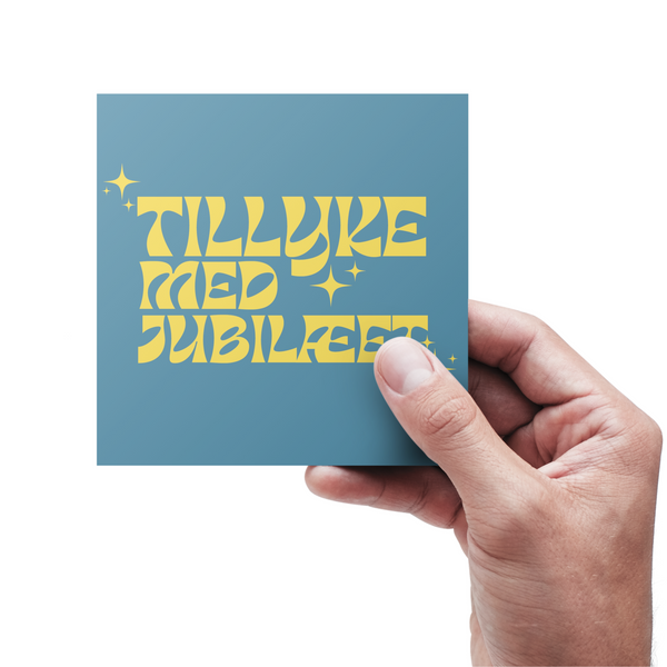 Tillykke med Jubilæet No. 3 -  Kort