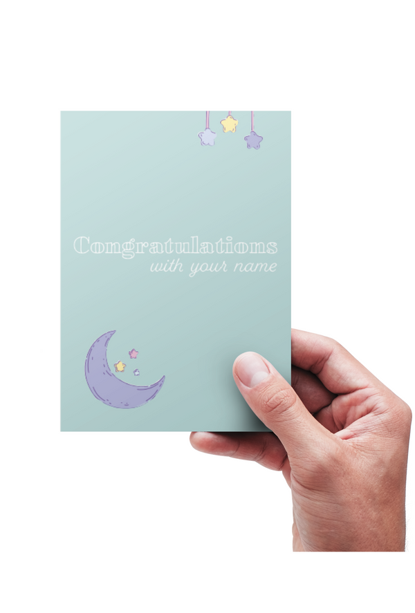 Congratulations with your name - Kort