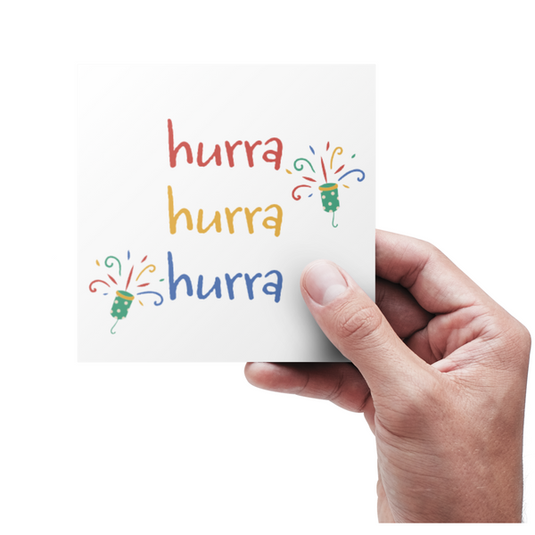Hurra - kort