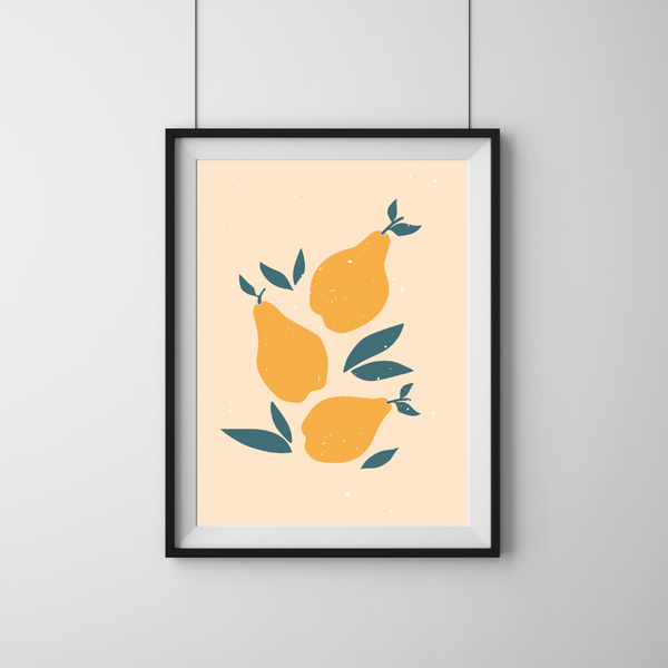 Vintage Pære - Plakat