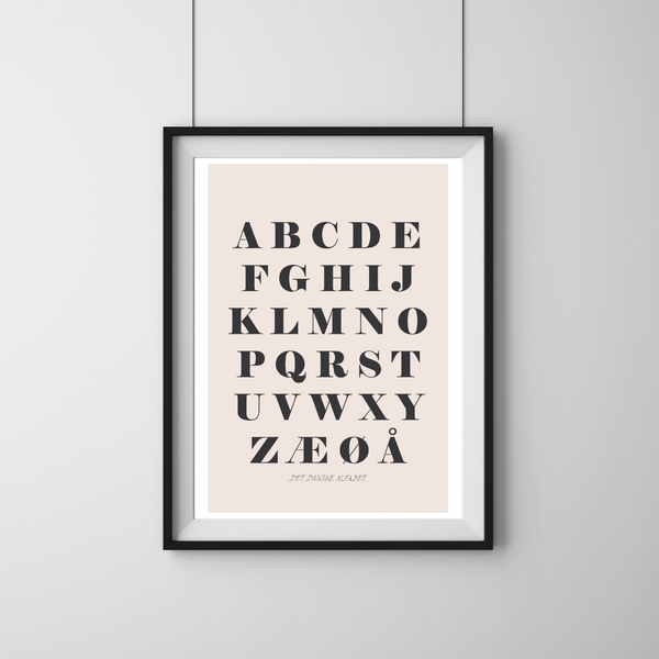 ABC plakat - Sand