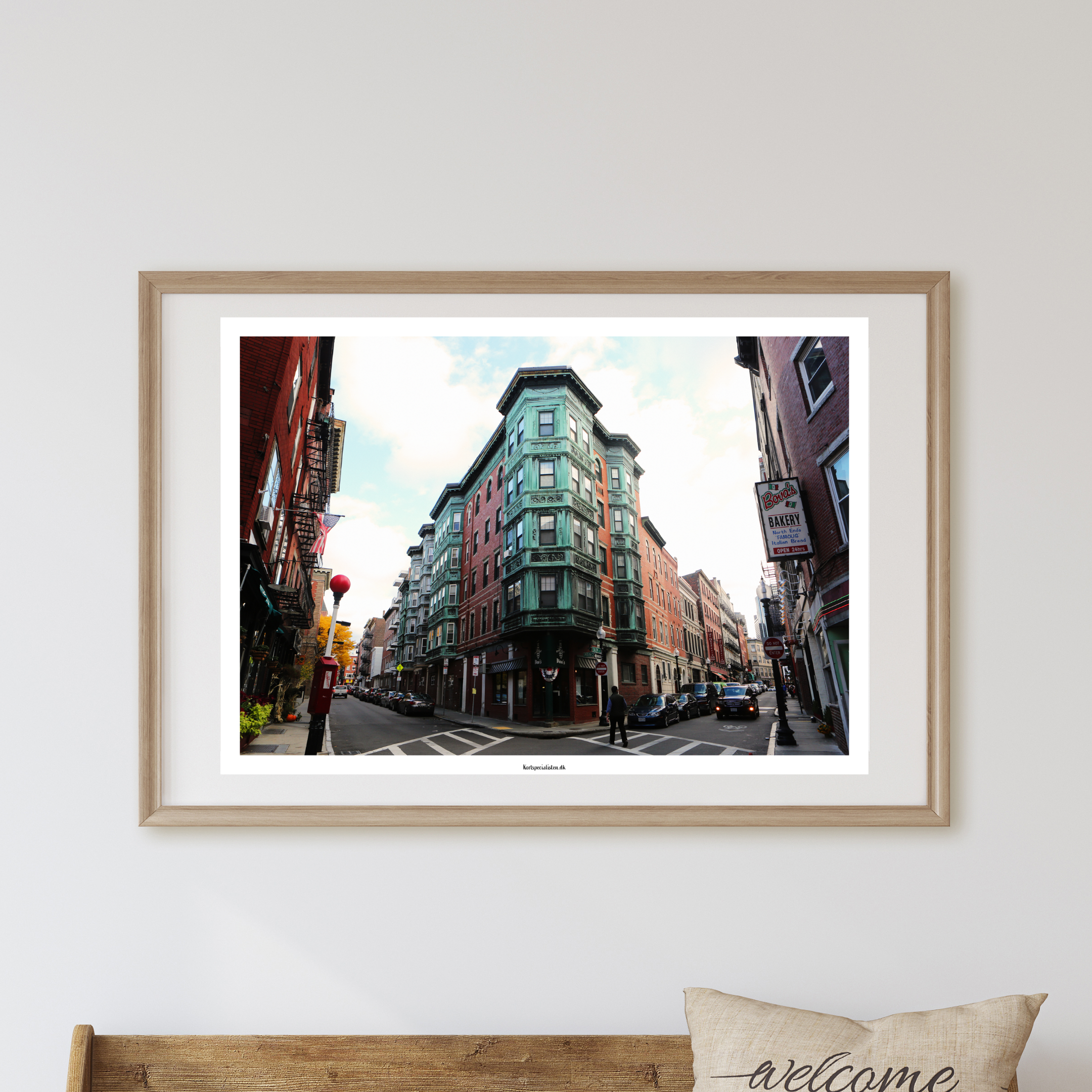 North End Boston - Plakat