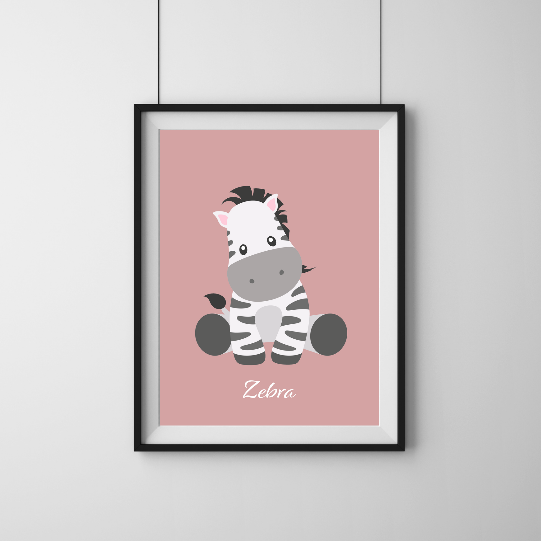 Cute Zebra - Rosa