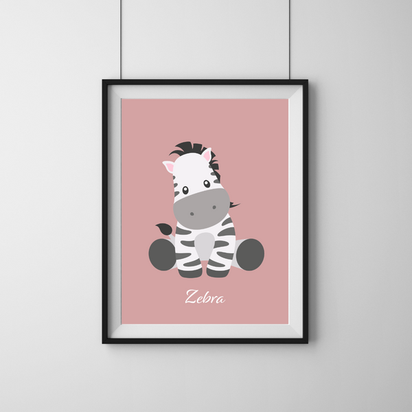 Cute Zebra - Rosa