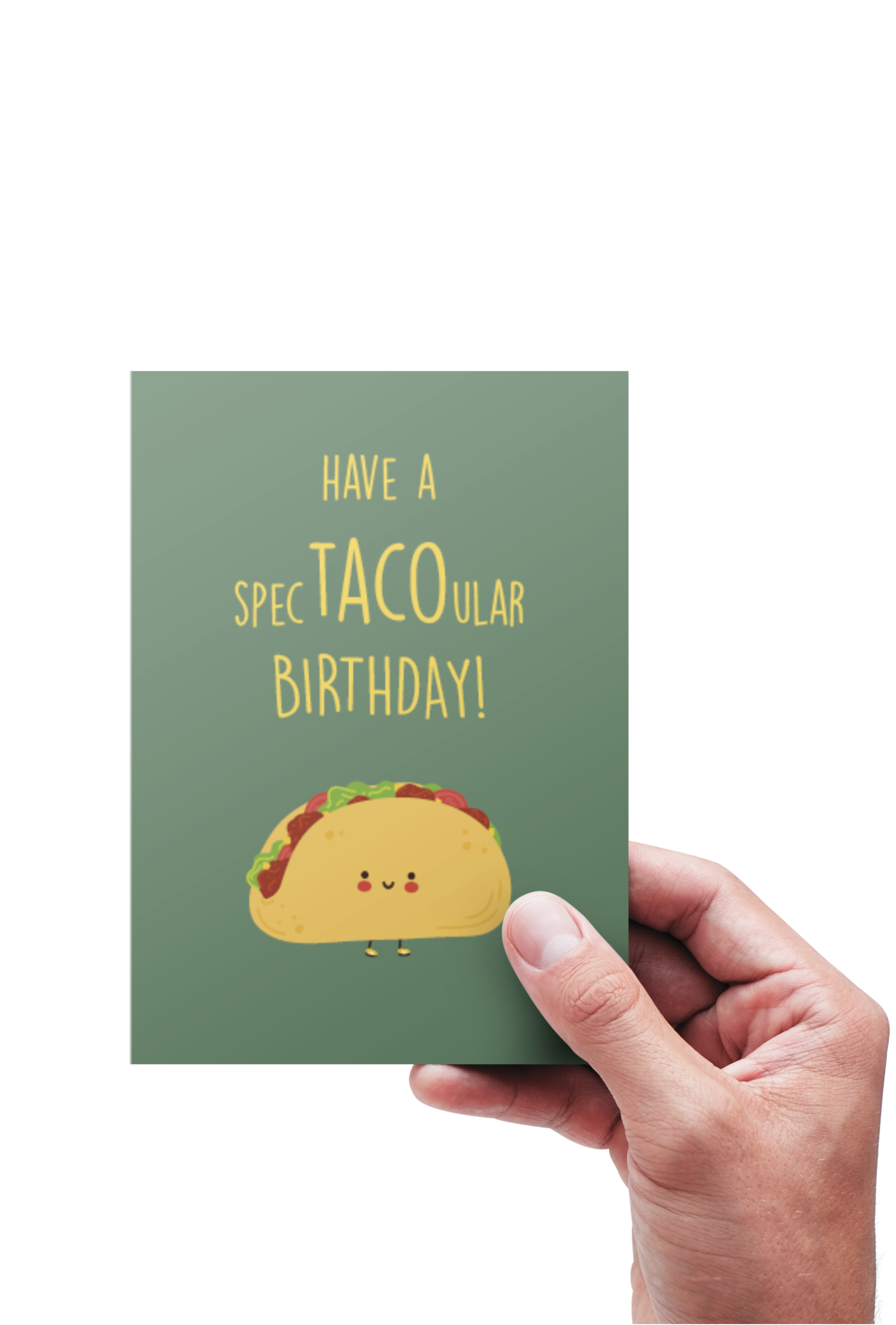 Have a specTACOular birthday - Kort