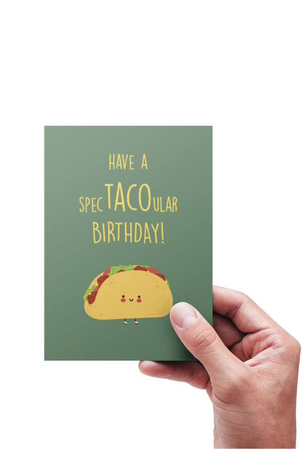 Have a specTACOular birthday - Kort