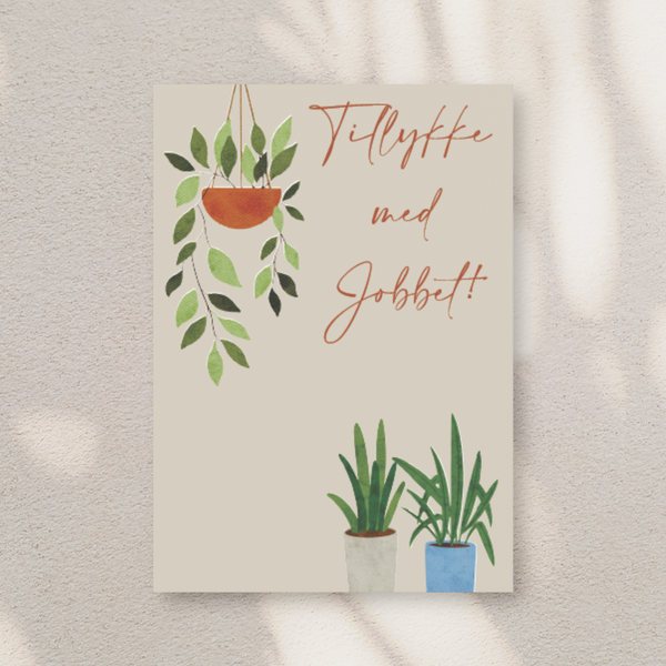 Tillykke med jobbet - Kort