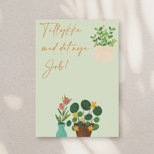 Tillykke med det nye job - Kort