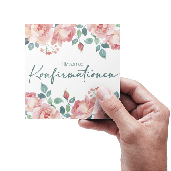 Tillykke med konfirmationen - Kort
