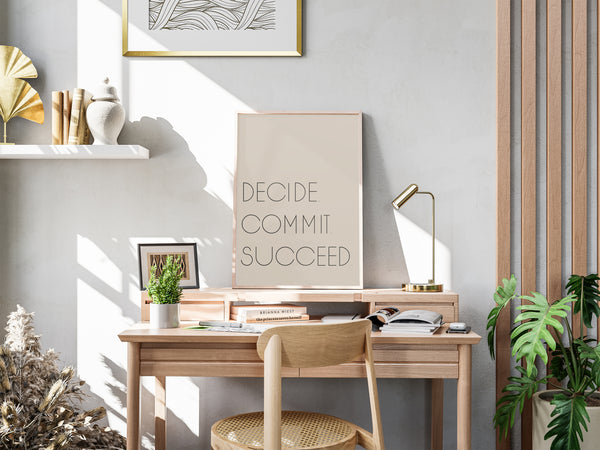 Decide commit succeed - Plakat