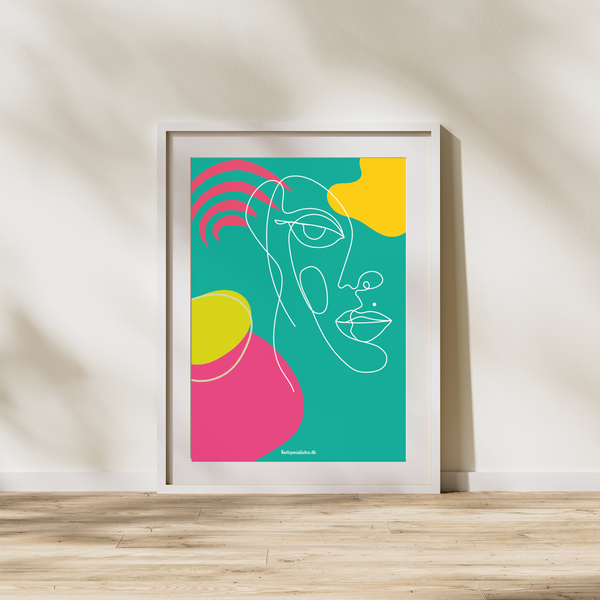 Simple Lines No24 - Plakat