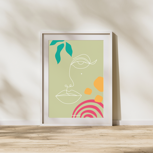 Simple Lines No25 - Plakat