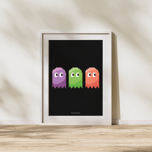 Spøgelser - Pixels (Plakat)