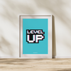 Level Up - Pixels (Plakat)