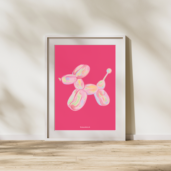 Ballondyr Hund - Plakat