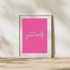 Treat Yourself - Plakat
