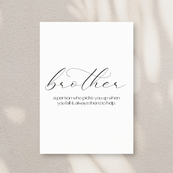 Brother - kort