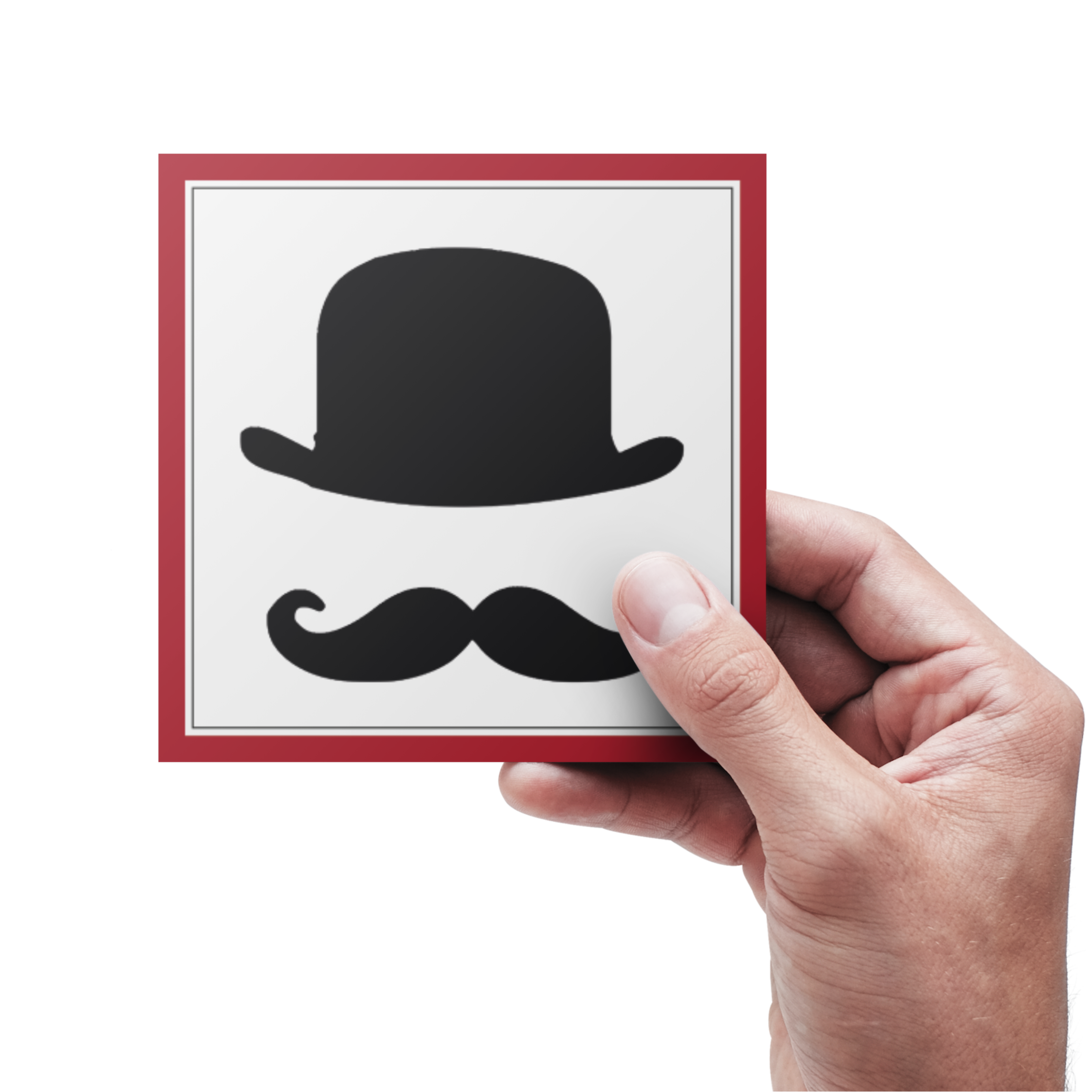 Bowlerhat - Overskæg 1 - Kort