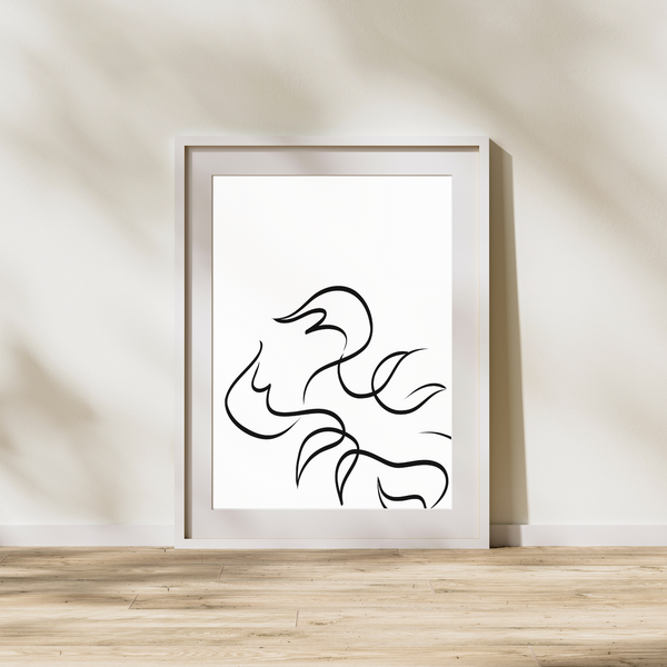 Skorpion / Scorpio (Simple) - Håndtegnet Plakat