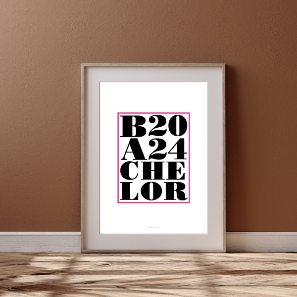 Pink Bachelor 2024 -  Plakat