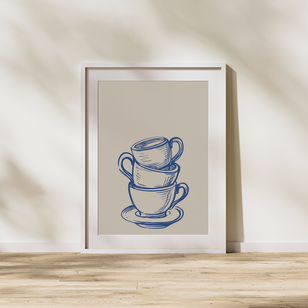 Coffee cups - Plakat