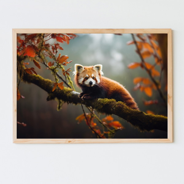Rød Panda - Plakat