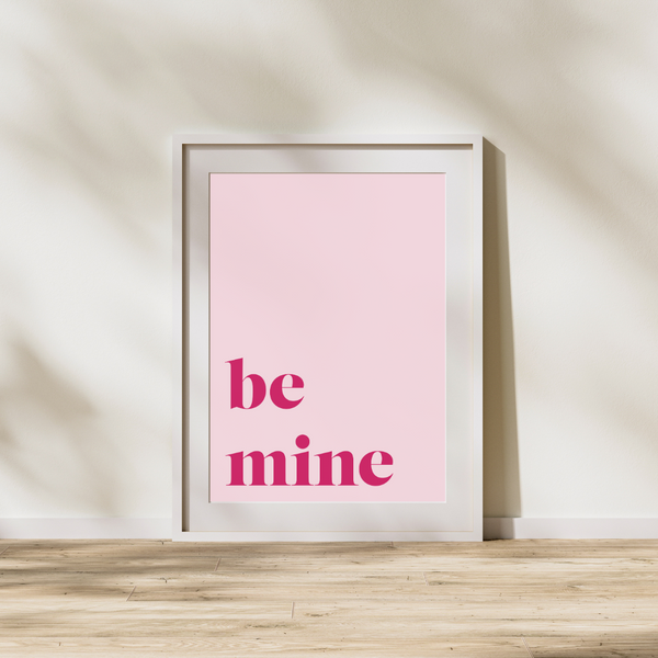 Be mine - Plakat